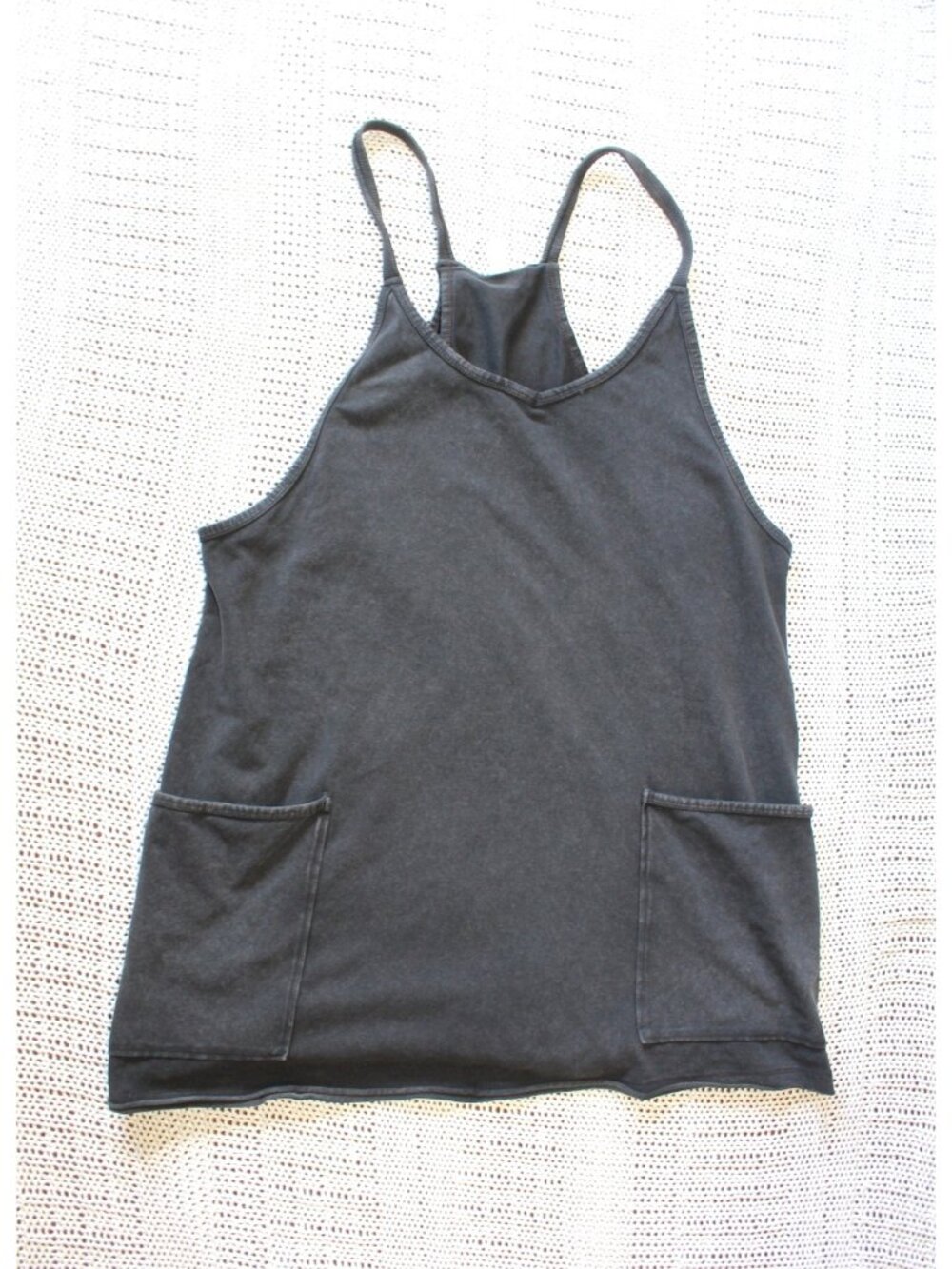 Free People Movement Hot Shot Romper Size M relaxed silhouette Pockets Casual